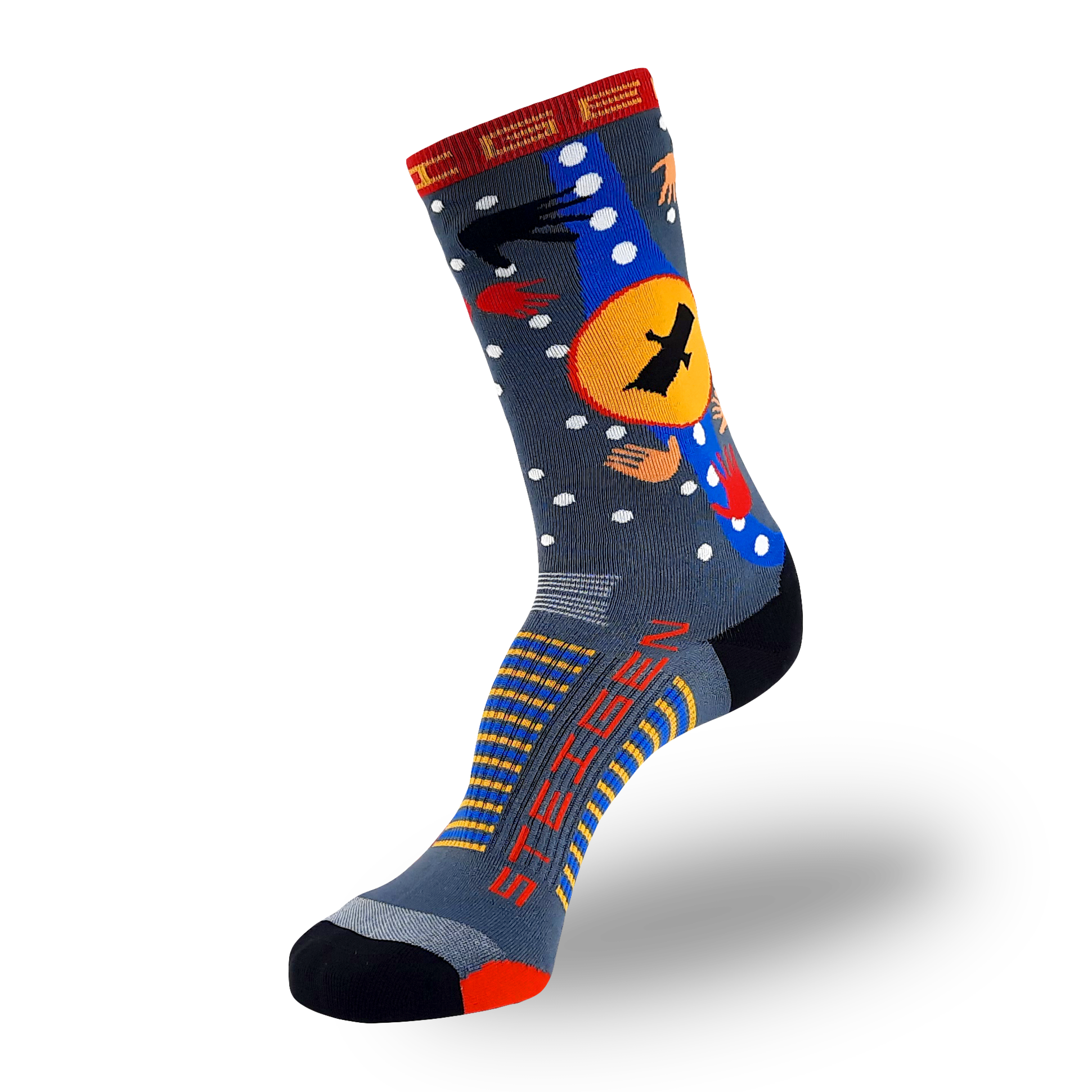 Bunjil the Creator Running Socks ¾ Length